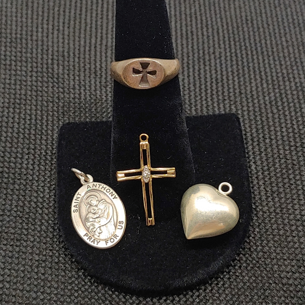 Lot of 3 Sterling Silver Jewelry with Bonus
